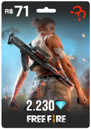 2.230 Diamantes +10% bônus – Free Fire (Recarga Jogo)