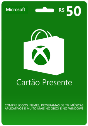 Gift Card Xbox R$ 50,00