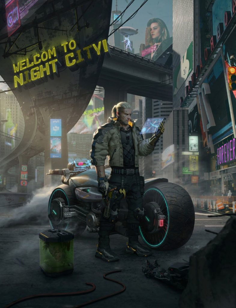 Cyberpunk 2077: artista imagina Geralt, de The Witcher, em Night City 2 Geralt Cyberpunk 2077