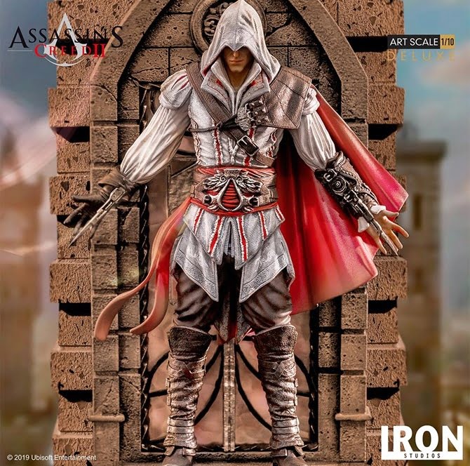 Iron Studios anuncia estatueta incrível de Ezio, de Assassin's Creed II 3 Ezio versão 'Deluxe' custará R$ inicialmente (Foto: Iron Studios)