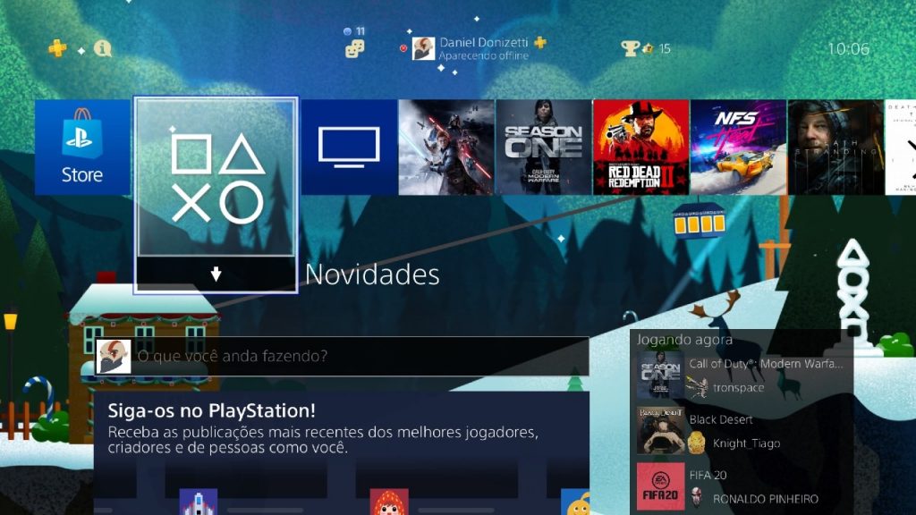 PlayStation 4: Sony envia tema de natal gratuito aos jogadores 3 Tema Natalino