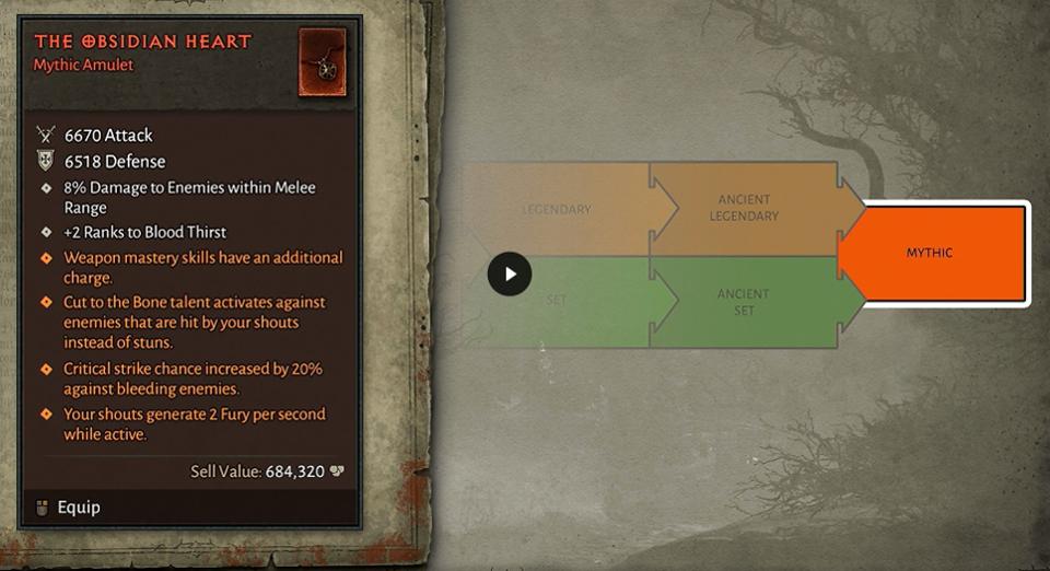 Runas e itens míticos: Blizzard detalha sistema de loots de Diablo IV 2 Mítico Diablo IV