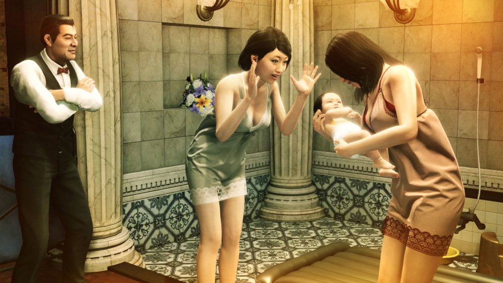Screenshots de Yakuza Like a Dragon contam a história do protagonista 4 Ichiban nasceu em um Soapland (Foto: SEGA)