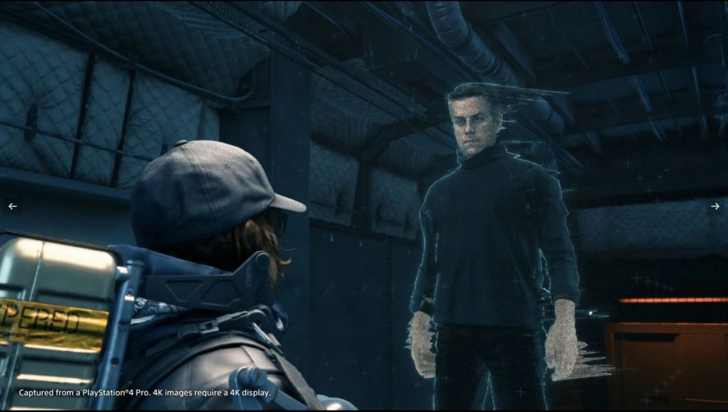 Sony divulga capturas dos trailers de Death Stranding da Gamescom 4 Personagem de Geoff Keighley também recebeu screenshot (Imagem: Sony)