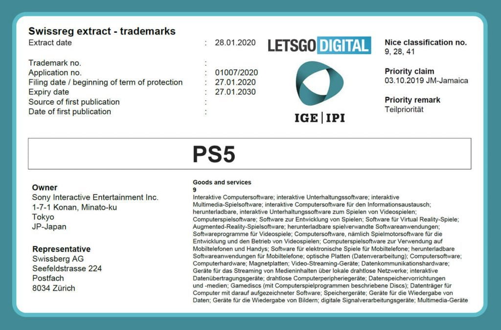 Sony registra oficialmente marca "PS5" na Europa 1 PS5