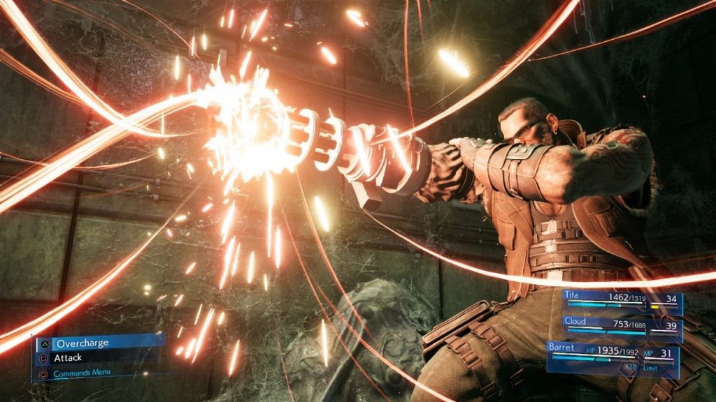 Square Enix revela linda box art oficial de Final Fantasy VII Remake 6 Barret em combate (Foto: Square Enix)