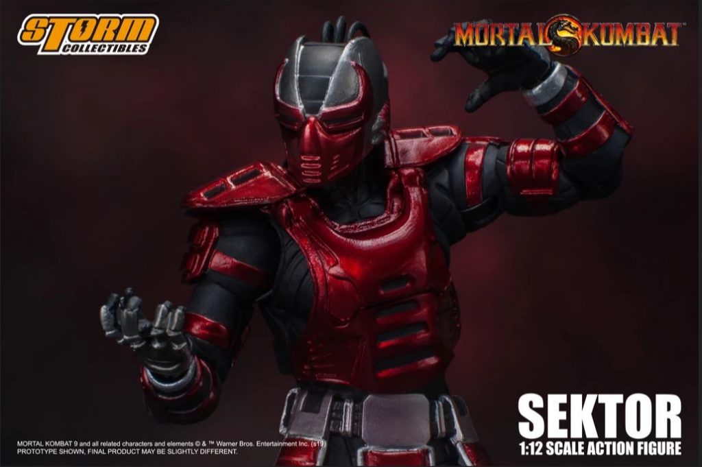 Storm Collectibles revela bela estatueta de Sektor de Mortal Kombat 1 Sektor