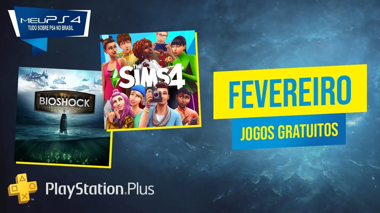 Jogos grátis no PS Plus para Fevereiro