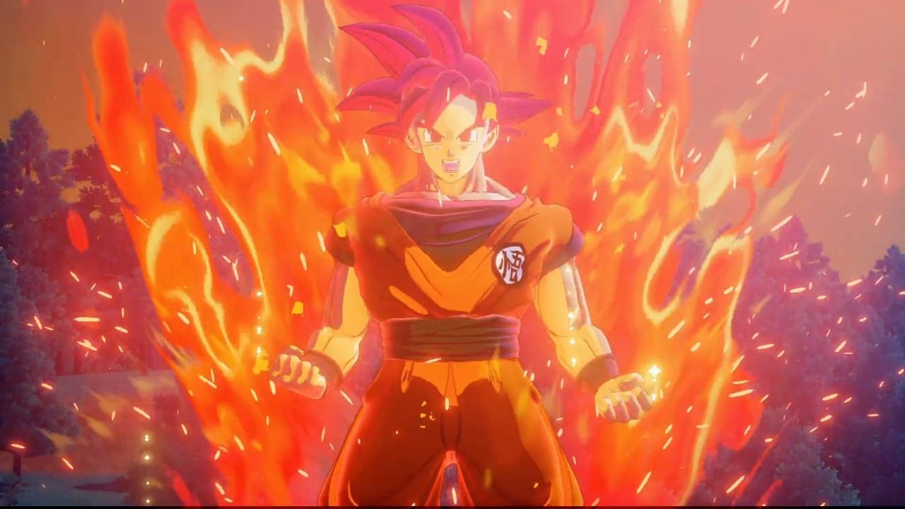 Deus Super Saiyajin Goku em Dragon Ball Z Battle of Gods - SUPER Casa do  Kame