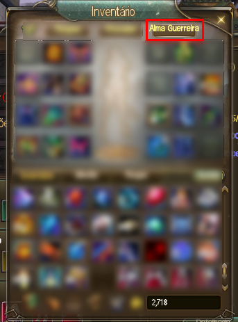 Guia Alma Guerreira - Como trocar de equipamento e manter meu combo?