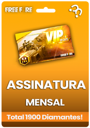 Assinatura Mensal – Free Fire – 60 Diamantes todos os dias!