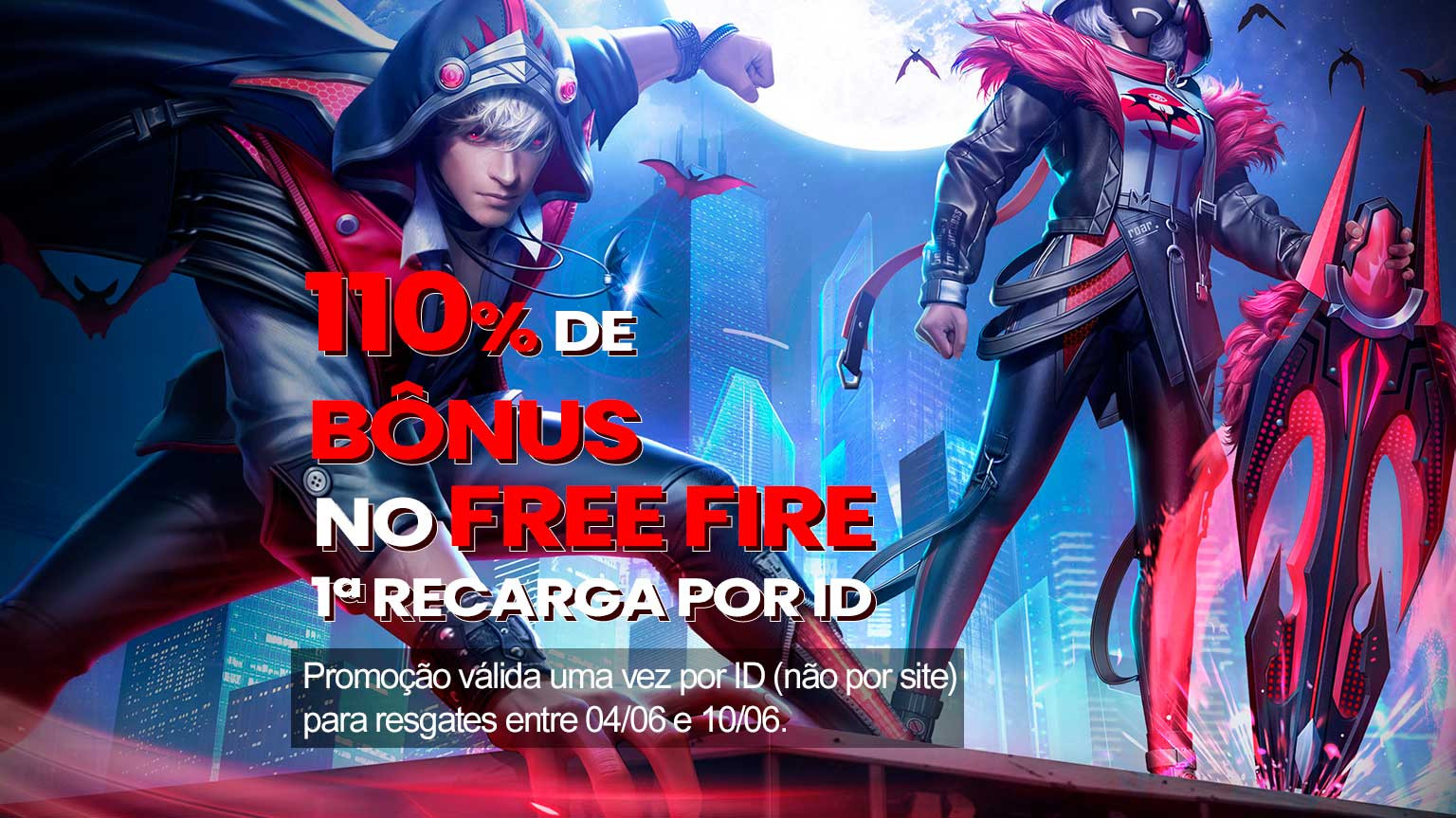 Free Fire: evento de recarga de diamantes dá até 110% de bônus no jogo