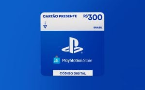 R$ 300 PlayStation Store - Cartão Presente Digital [Exclusivo Brasil]