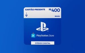 R$ 400 PlayStation Store - Cartão Presente Digital [Exclusivo Brasil]