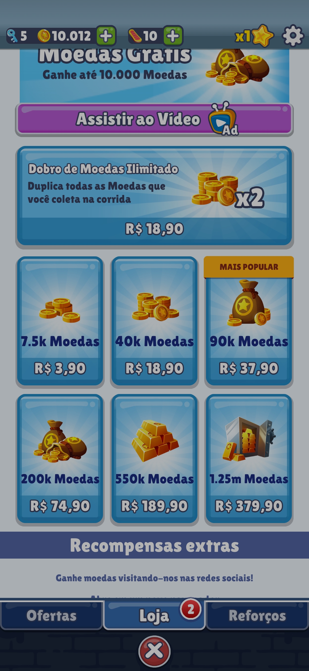 Como comprar Moedas ou Chaves para Subway Surfers com Pix ou Cartão de  Crédito - Trivia PW