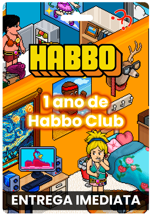 Habbo Hotel 1 Ano de Habbo Club - Código Digital - PentaKill Store