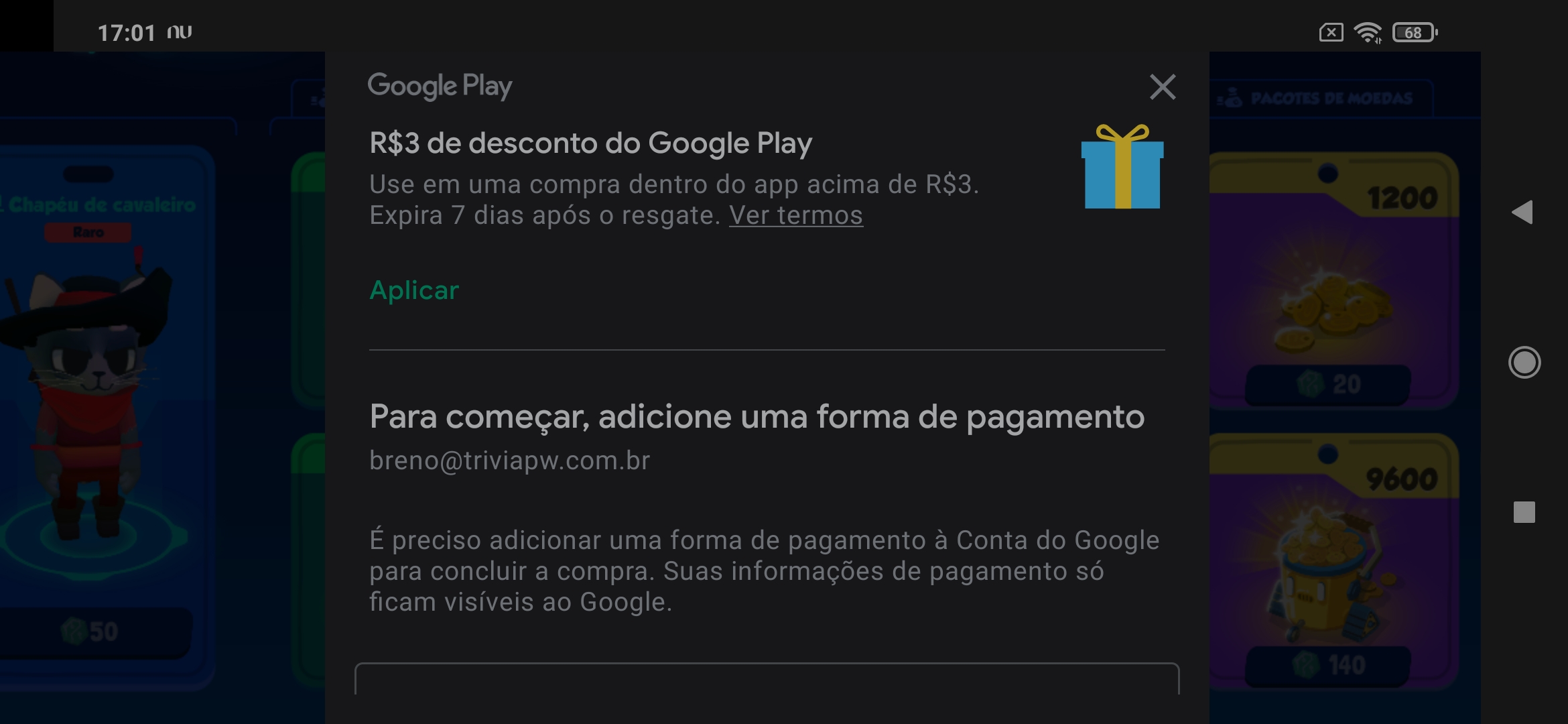 Como comprar Gemas para Survivor.io com Pix ou Cartão de Crédito