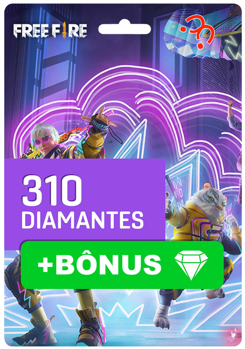 Comprar 310 Diamantes +10% bônus - Free Fire (Hype) - Trivia PW