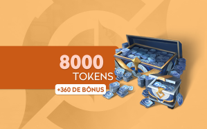 Cartão pré-pago 8000 Tokens + 360 de Bônus – Honor of Kings